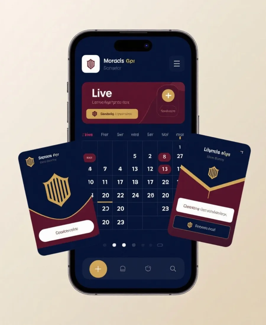 世界杯官方App界面预览