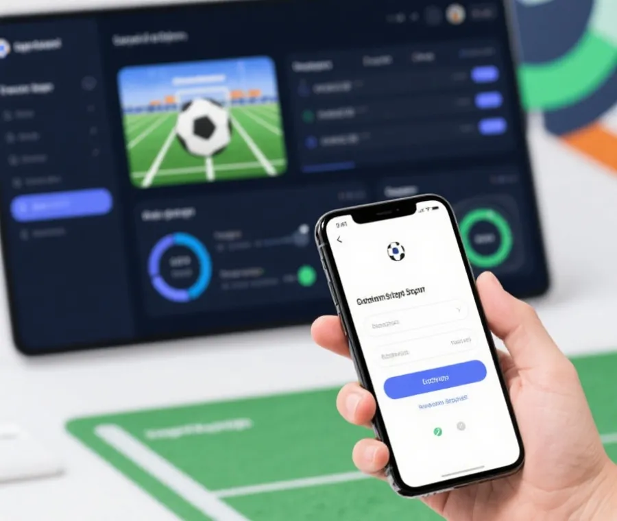 注册流程与移动端协同示意图