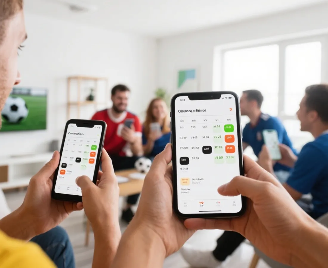 用户通过移动端查看世界杯赛程